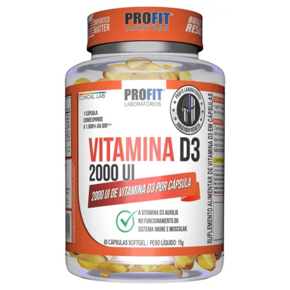 Vitamina D3 Softgel Profit 60 Cápsulas