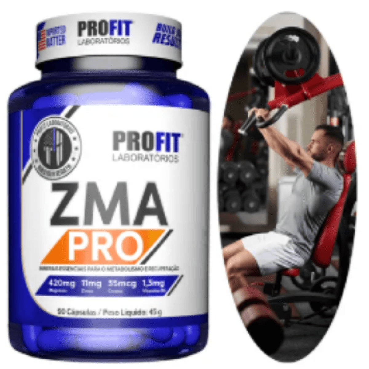 Suplemento Zma Pro Profit 90 Cápsulas