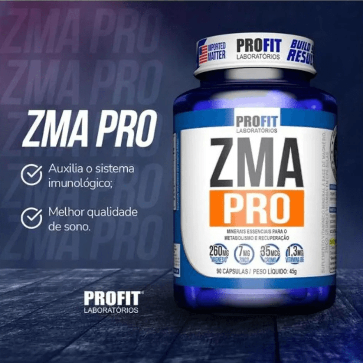 Suplemento Zma Pro Profit 90 Cápsulas