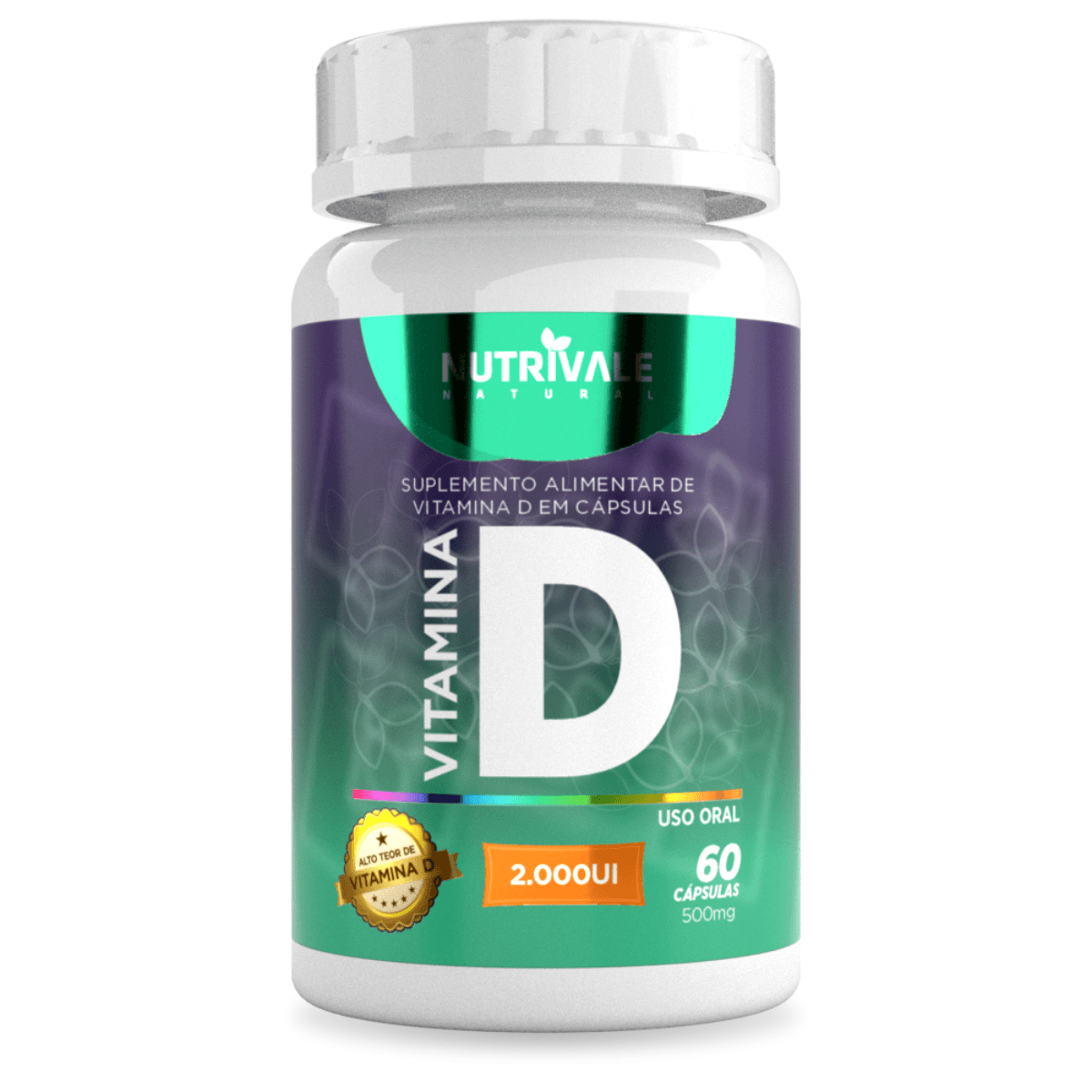 Vitamina D Nutrivale 60 Cápsulas