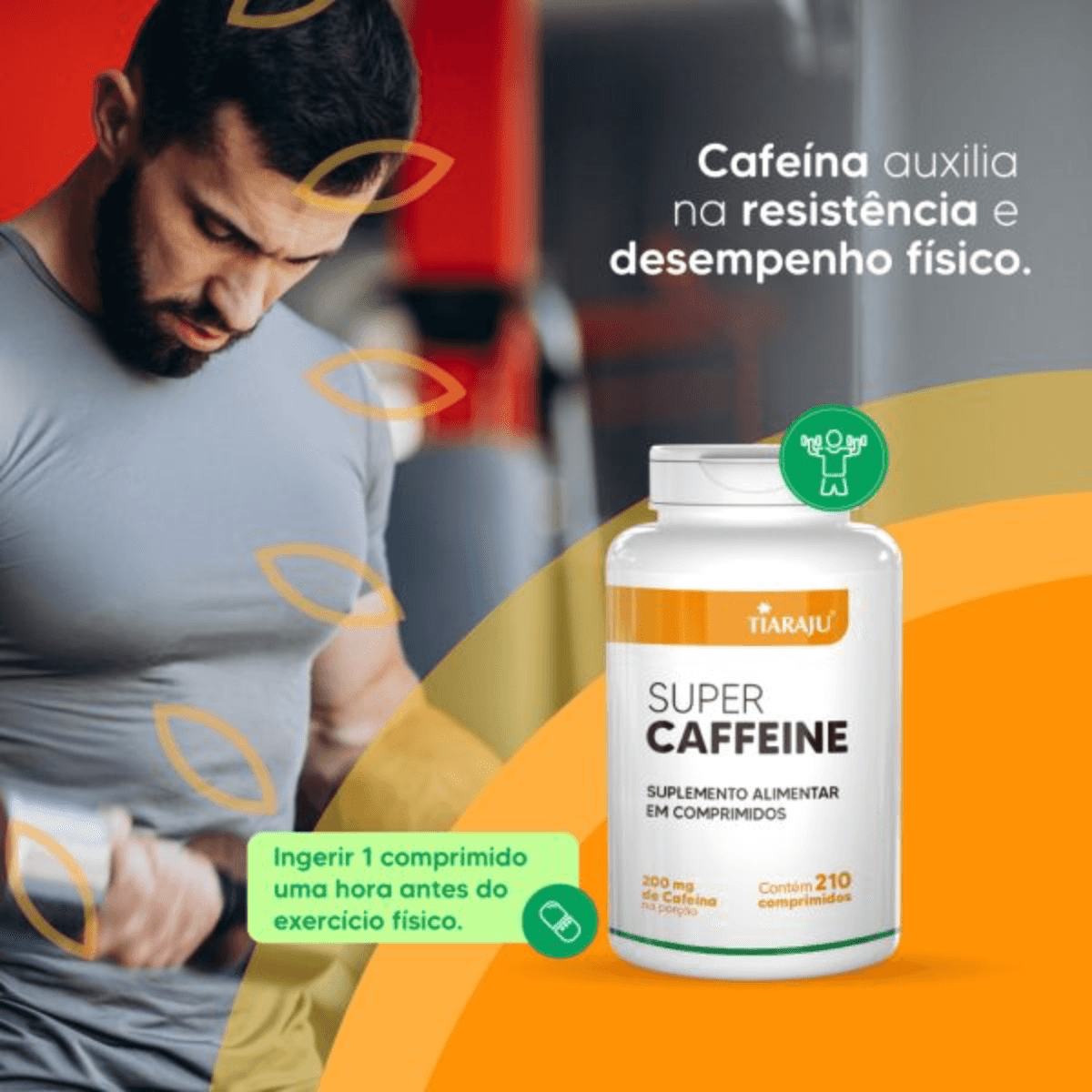 Super Caffeine Tiaraju 210 Cápsulas