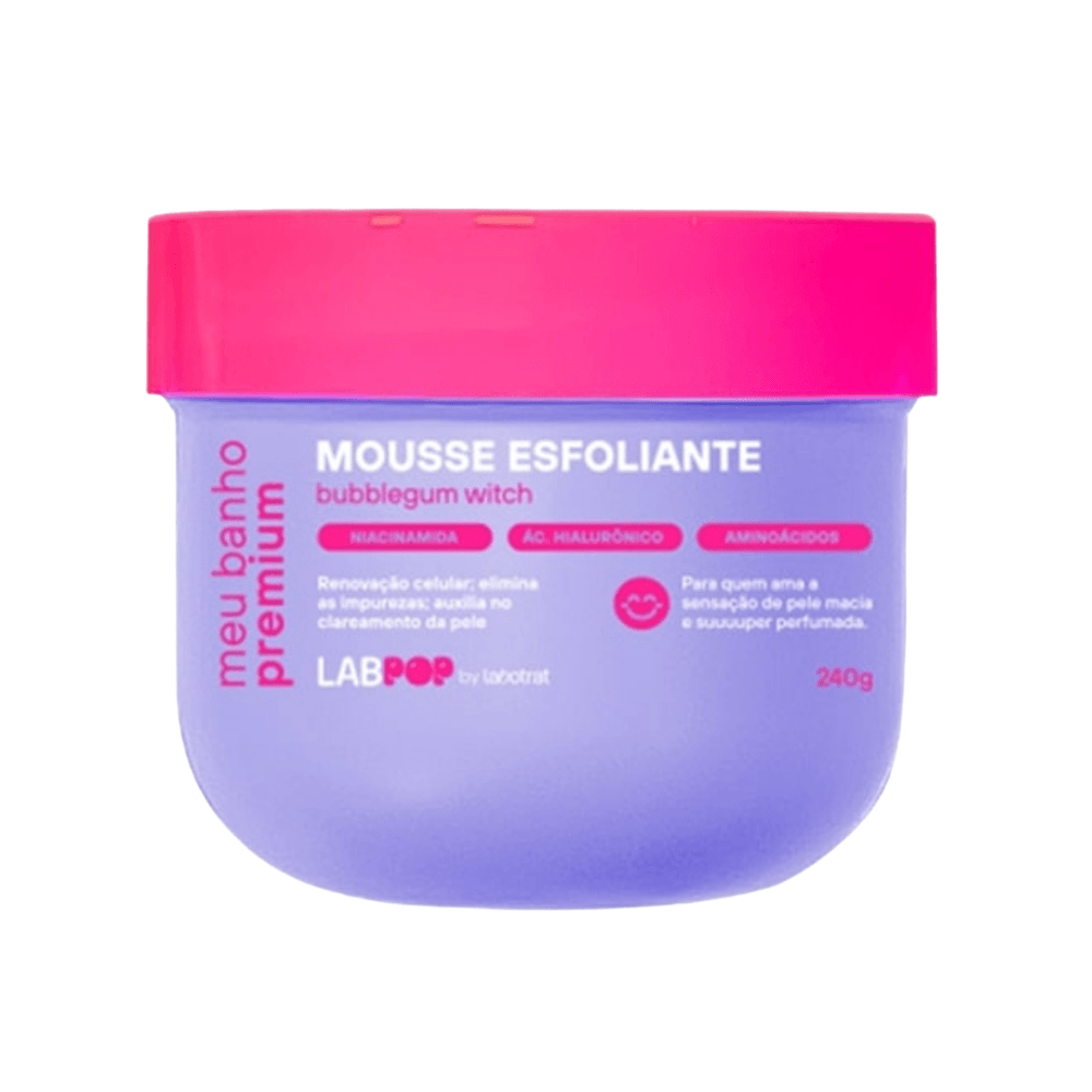 Esfoliante Meu Banho Premium Bubblegum Witch Mousse Labotrat