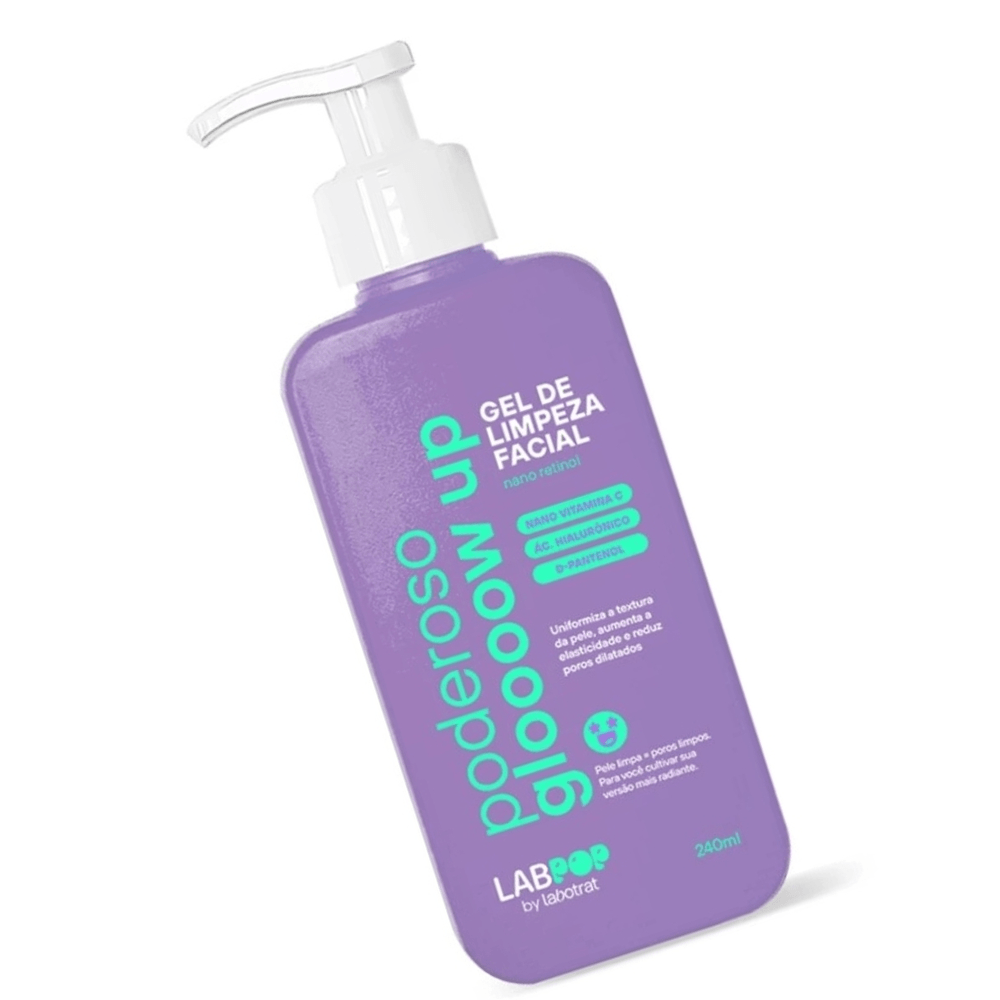 Gel De Limpeza Facial Poderoso Glow Labotrat