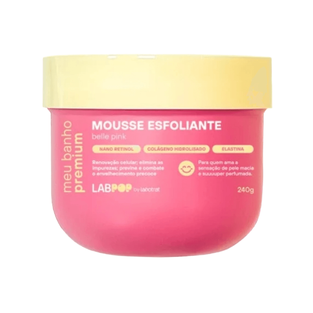 Mousse Esfoliante Meu Banho Premium Belle Pink Labotrat