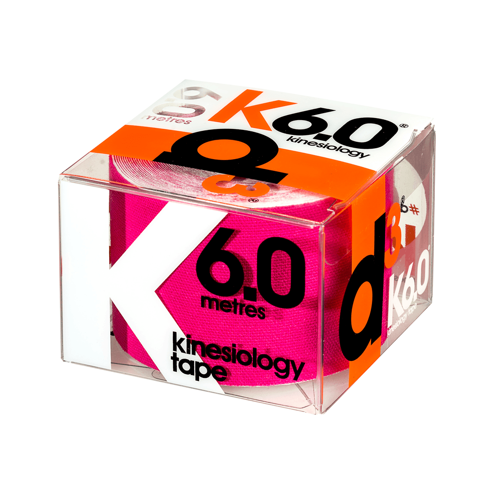 Bandagem Elástica Kinesio D3 Tape Rosa 6 Metros