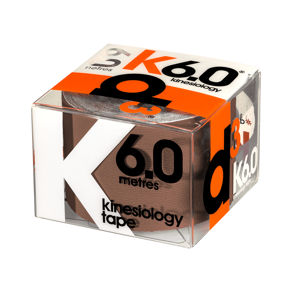 Bandagem Elástica Kinesio D3 Tape Marrom