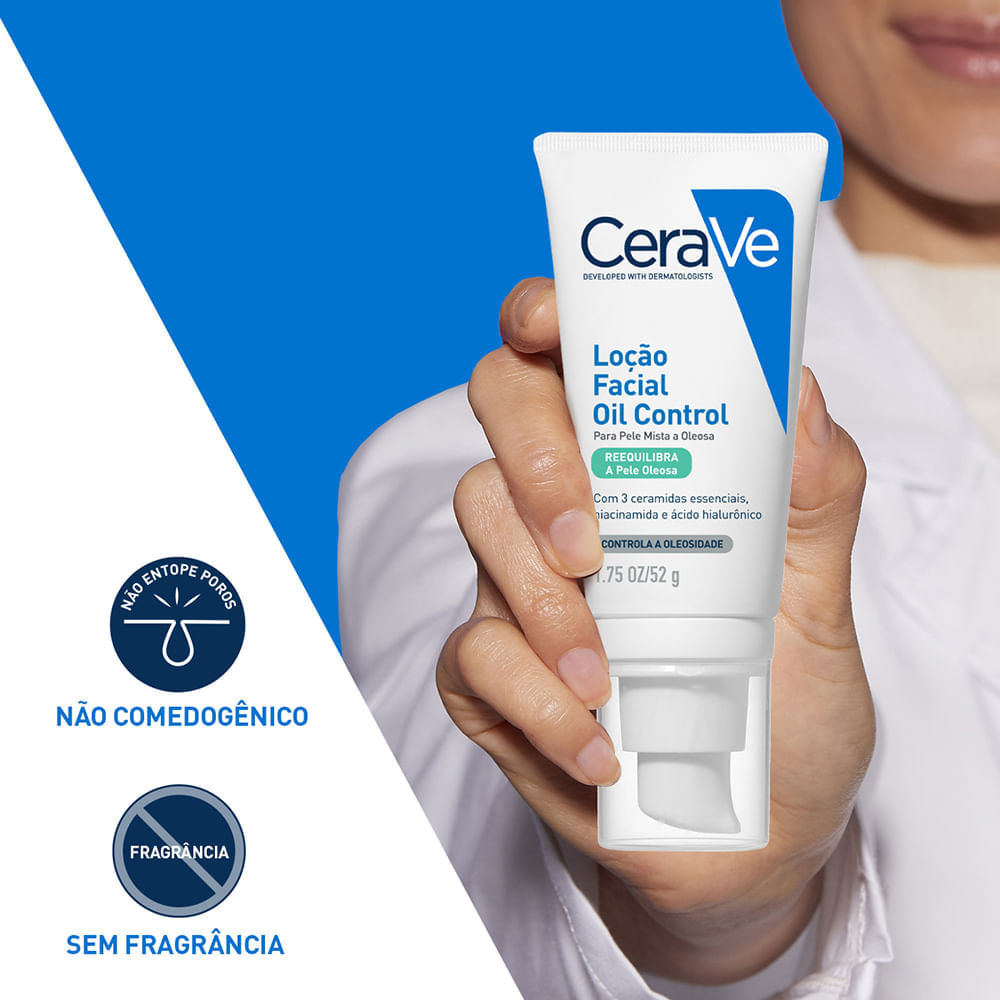 Loção Facial Hidratante com Controle de Oleosidade CeraVe 52g