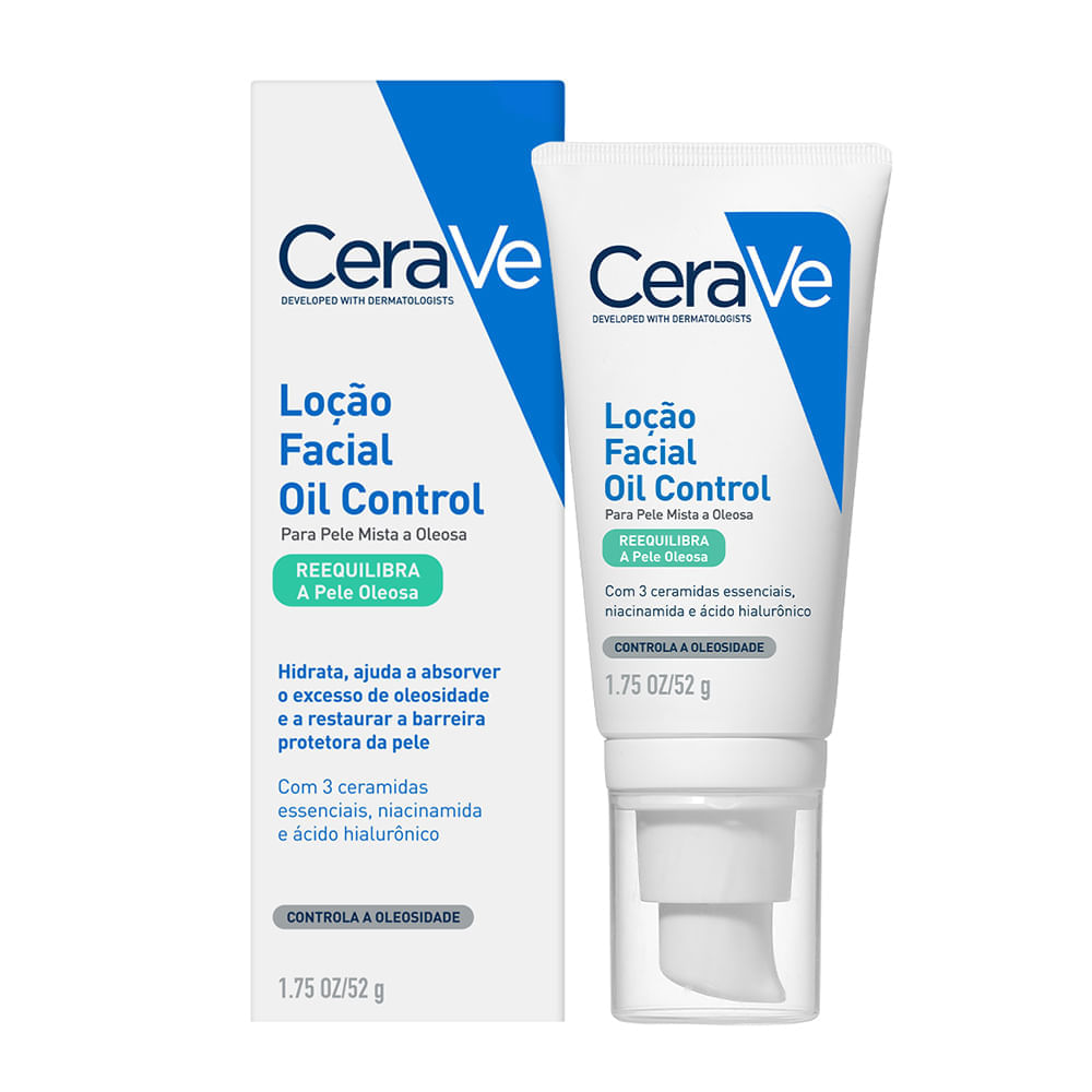 Loção Facial Hidratante com Controle de Oleosidade CeraVe 52g
