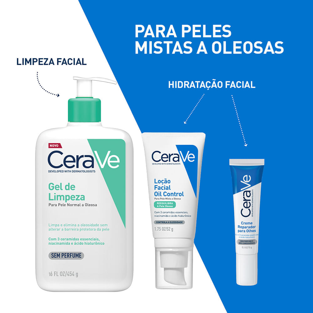 Loção Facial Hidratante com Controle de Oleosidade CeraVe 52g
