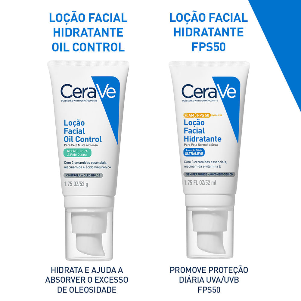 Loção Facial Hidratante com Controle de Oleosidade CeraVe 52g