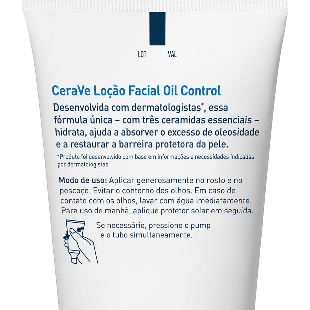 Loção Facial Hidratante com Controle de Oleosidade CeraVe 52g
