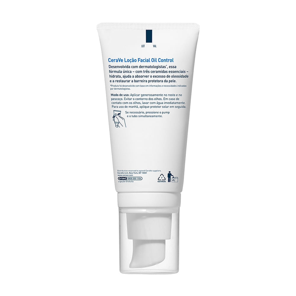 Loção Facial Hidratante com Controle de Oleosidade CeraVe 52g