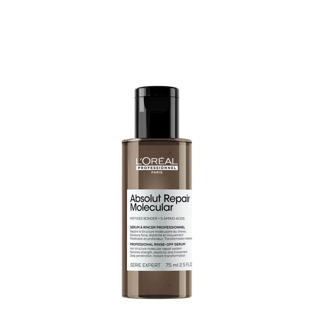 Sérum Reconstrutor Com Enxágue L'oréal Professionnel Serie Expert Absolut Repair Molecular 75 Ml
