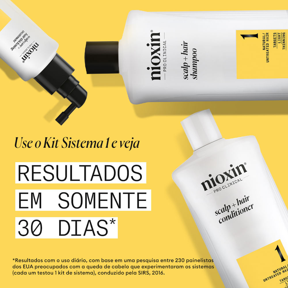 Condicionador Nioxin Cabelo Natural com Afinamento Leve Sistema 1 1000 ml