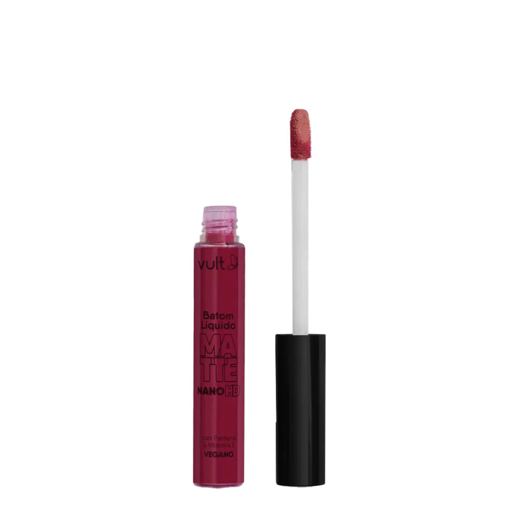 Batom Líquido Matte Vult Nano HD Malva 5ml
