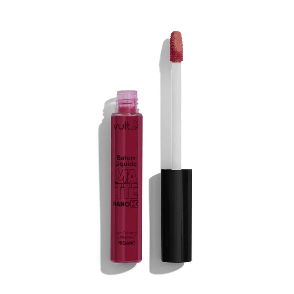 Batom Líquido Matte Vult Nano HD Malva 5ml