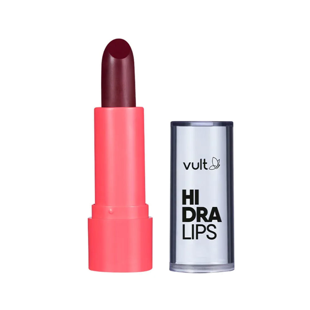 Batom Cremoso Vult Intenso Hidra Lips Vinho 3,6g