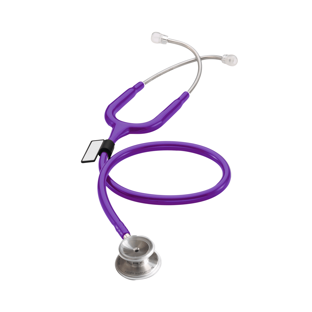 Estetoscópio MDF 777 Duplo MD One Aço Inox Roxo