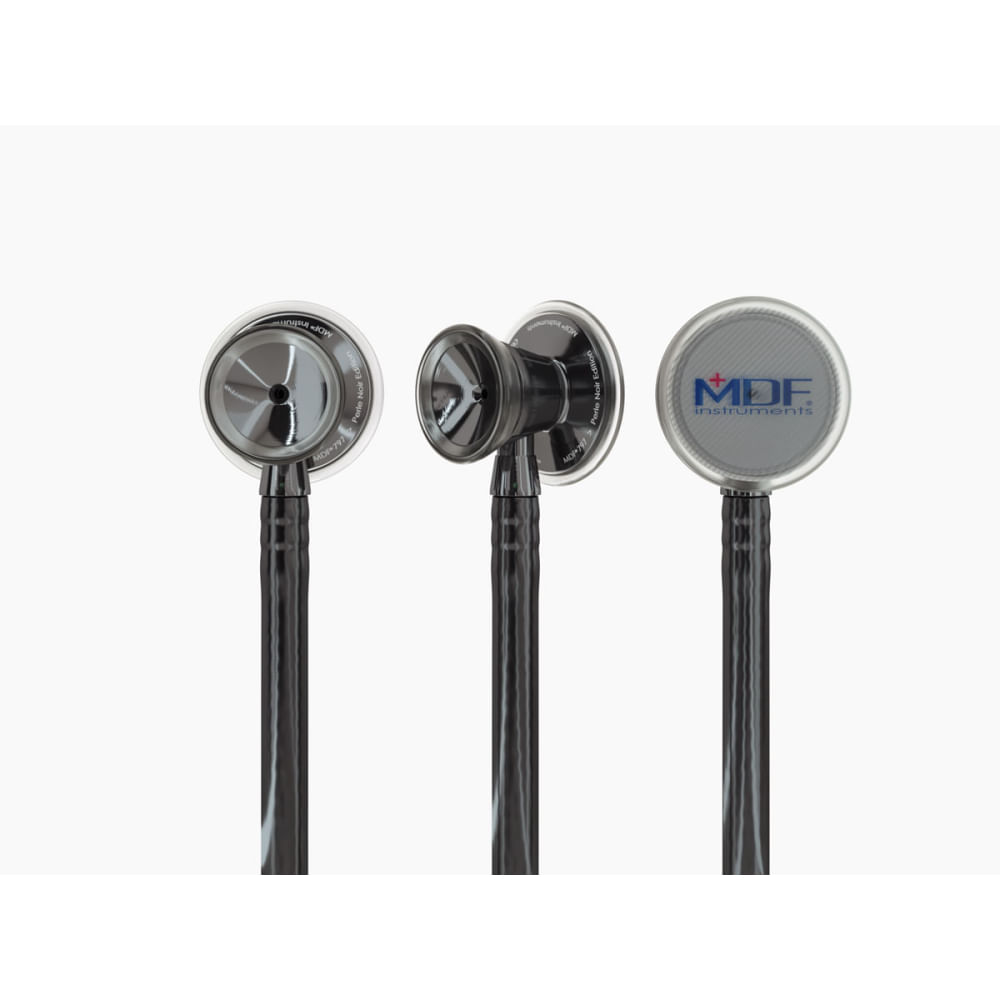 Estetoscópio MDF 797 Classic Cardiology Duplo Perla Noire & Black