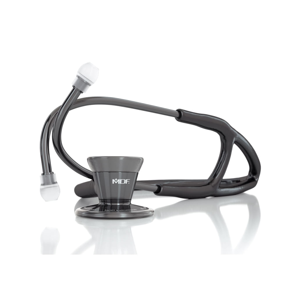 Estetoscópio MDF 797 Classic Cardiology Duplo Perla Noire & Black
