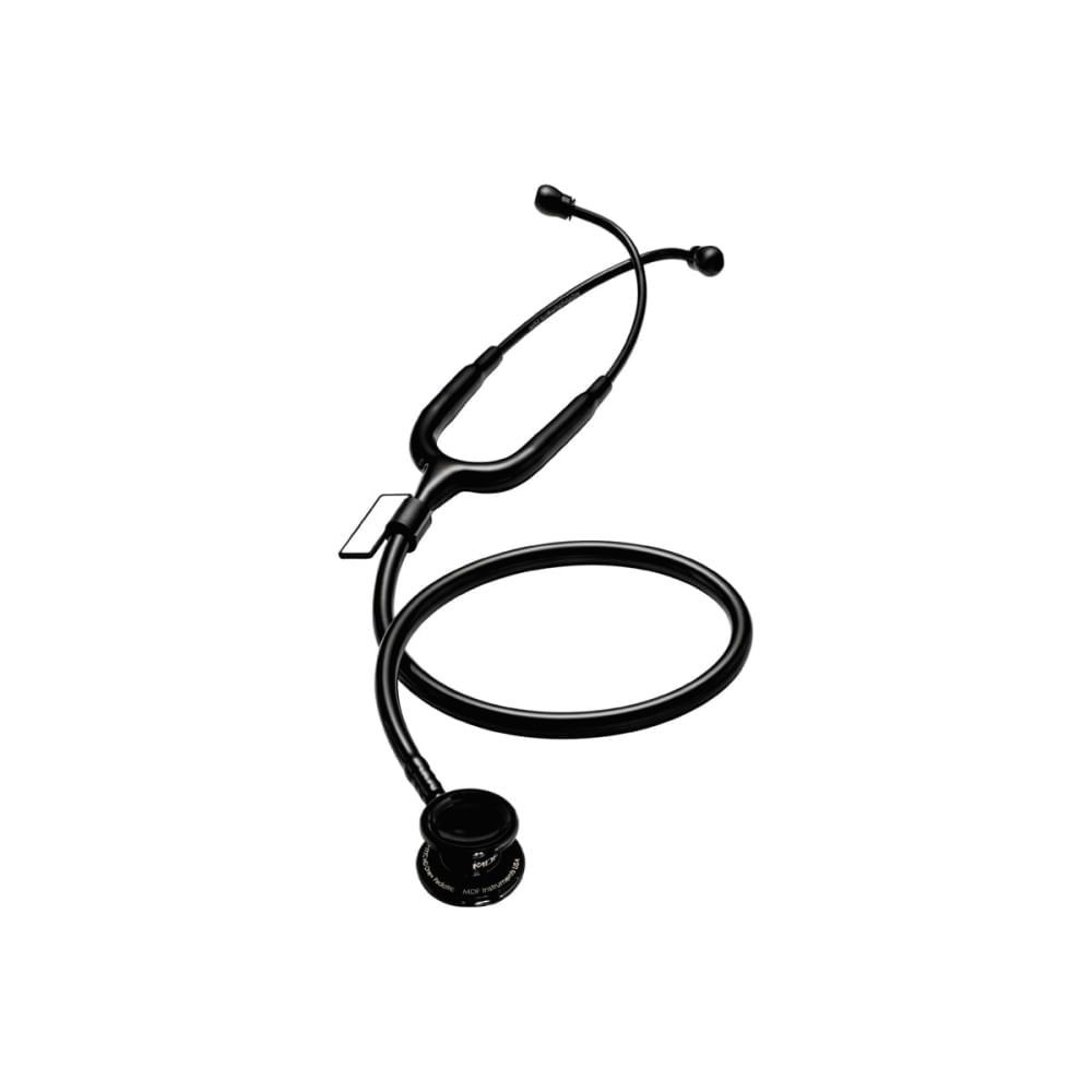 Estetoscópio Pediátrico Md One Duplo Aço Inox All Black  Mdf