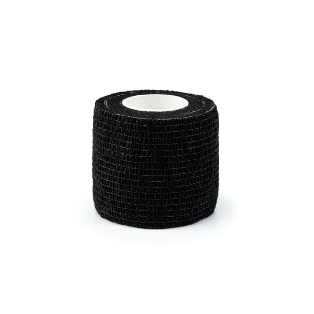 Bandagem Autoaderente Cohesive Preta Incoterm