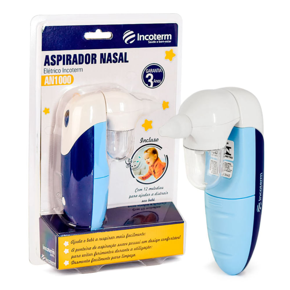 Aspirador Nasal Elétrico Incoterm Inmetro