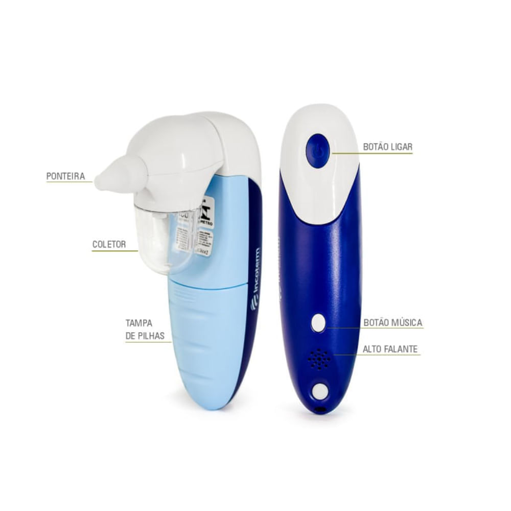 Aspirador Nasal Elétrico Incoterm Inmetro