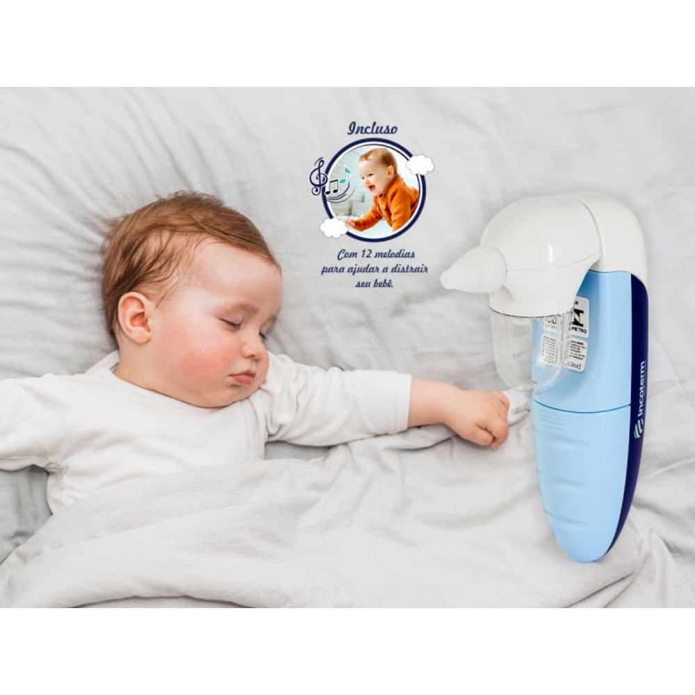 Aspirador Nasal Elétrico Incoterm Inmetro