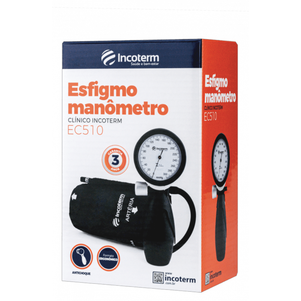 Esfigmomanômetro Clínico Incoterm EC510