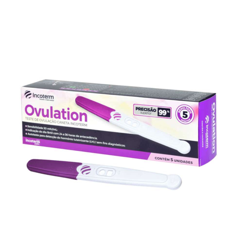 Teste De Ovulação Caneta Incoterm 5un