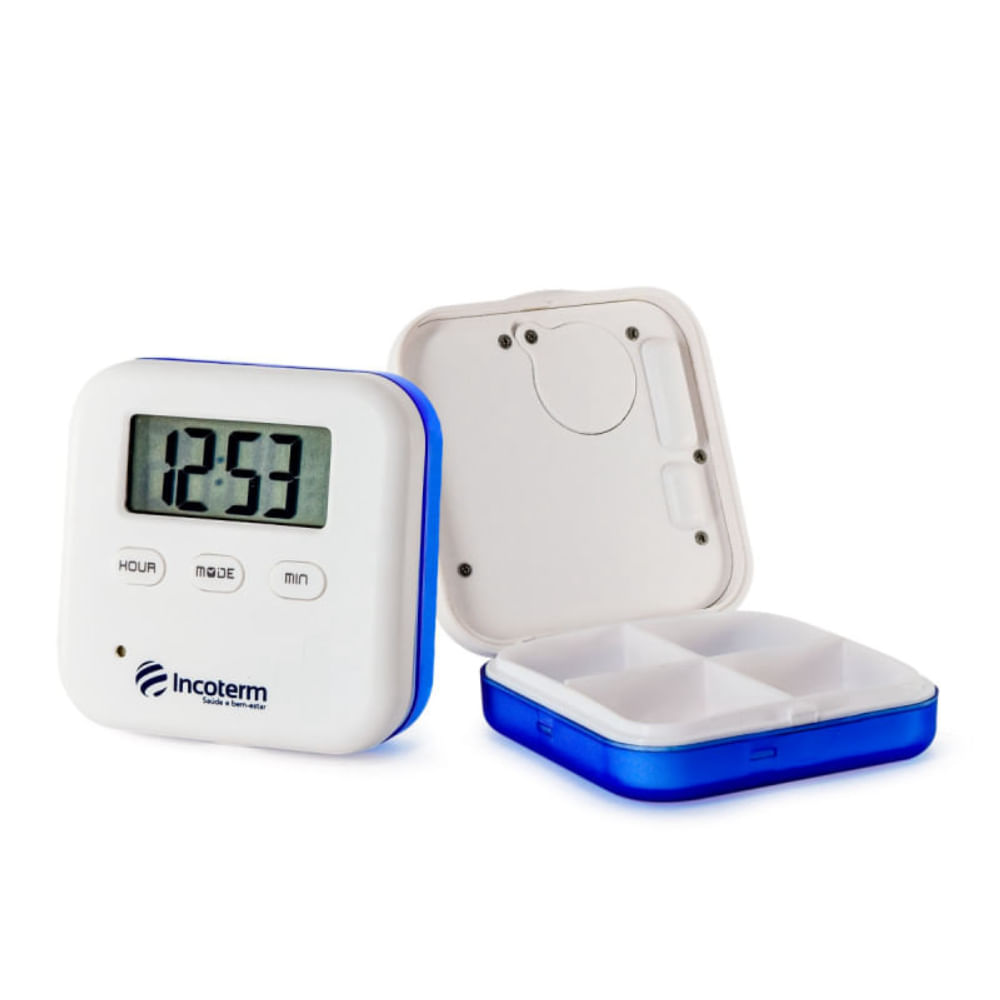 PORTA COMPRIMIDOS COM ALARME PCA 050 INCOTERM