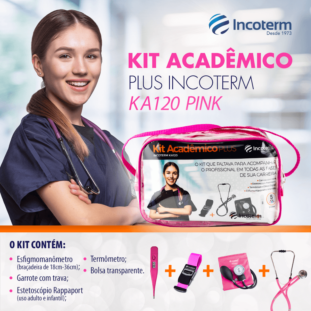 Kit Acadêmico Plus Ka120 Incoterm Pink