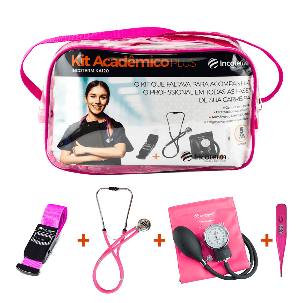 Kit Acadêmico Plus Ka120 Incoterm Pink