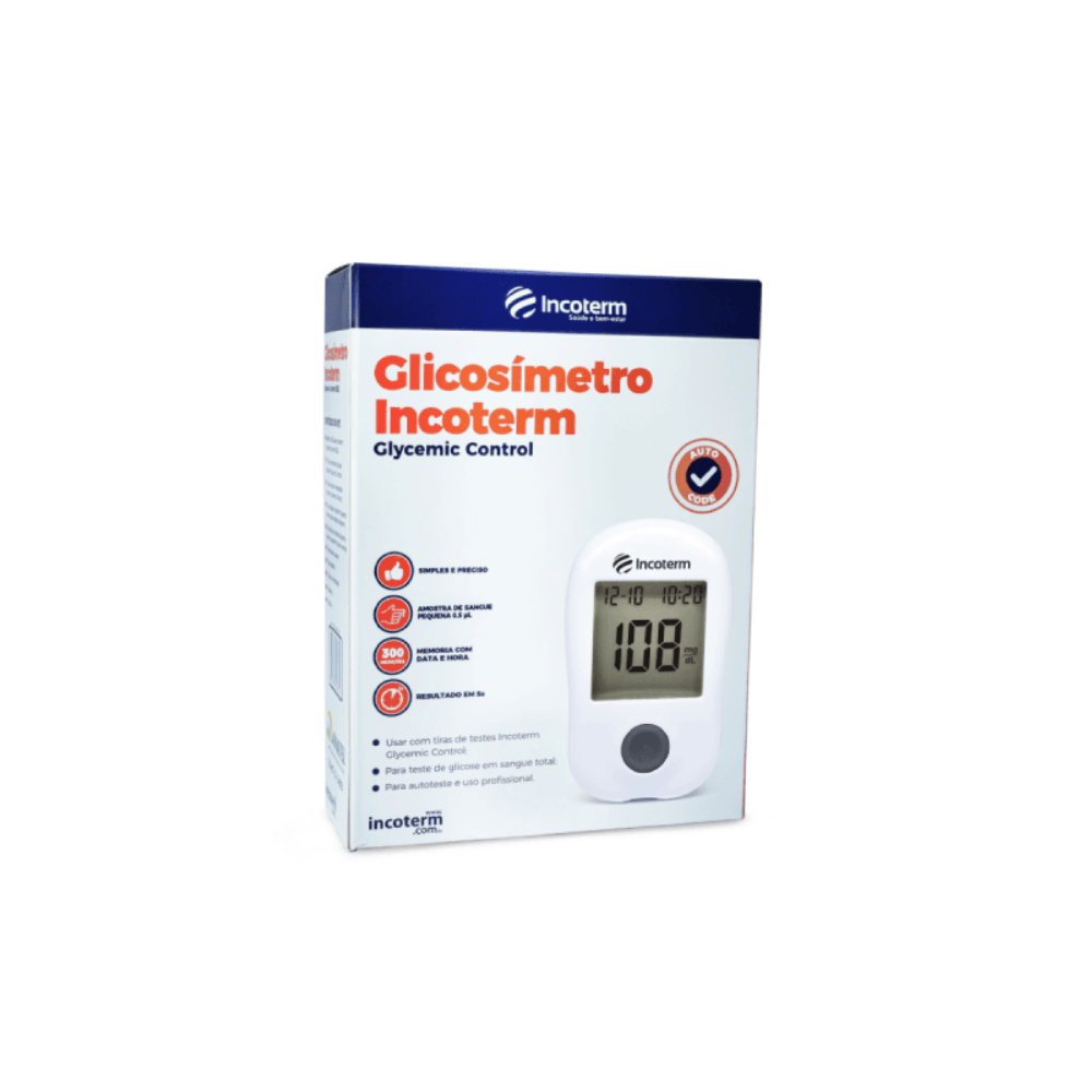 Glicosímetro Glycemic Control Incoterm