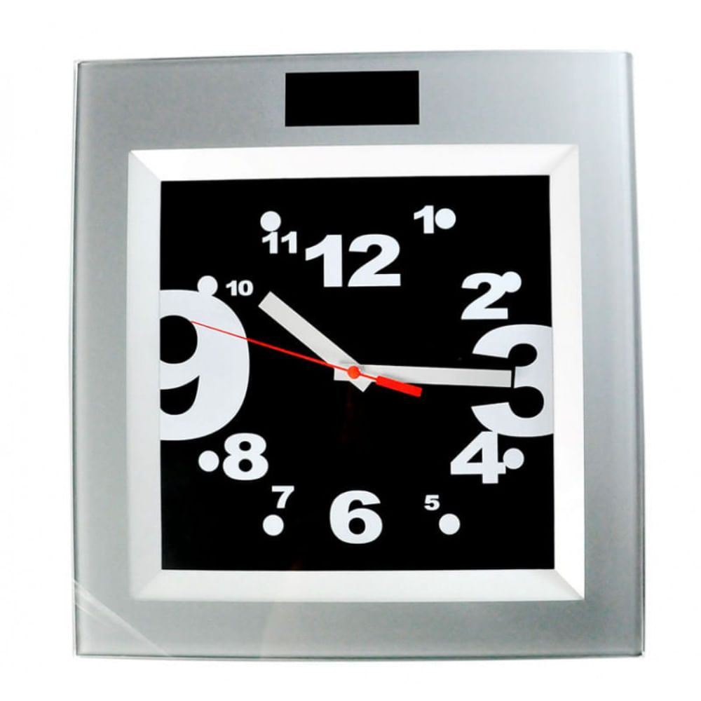 Balança Corporal Digital Com Relógio Incoterm