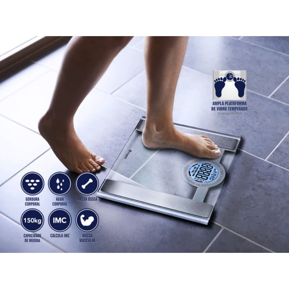 Balança de Composição Corporal e Bioimpedância BB500 Incoterm