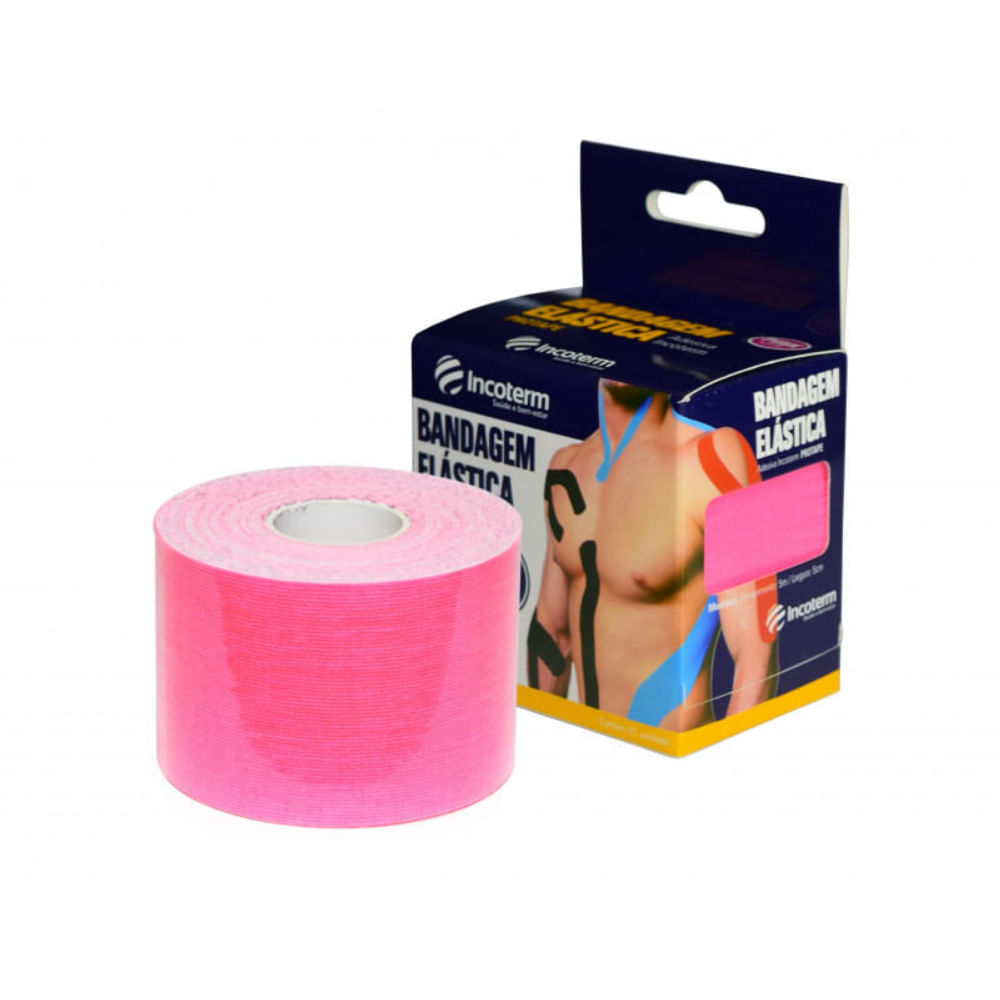 BANDAGEM ELÁSTICA ADESINA PINK NEON INCOTERM