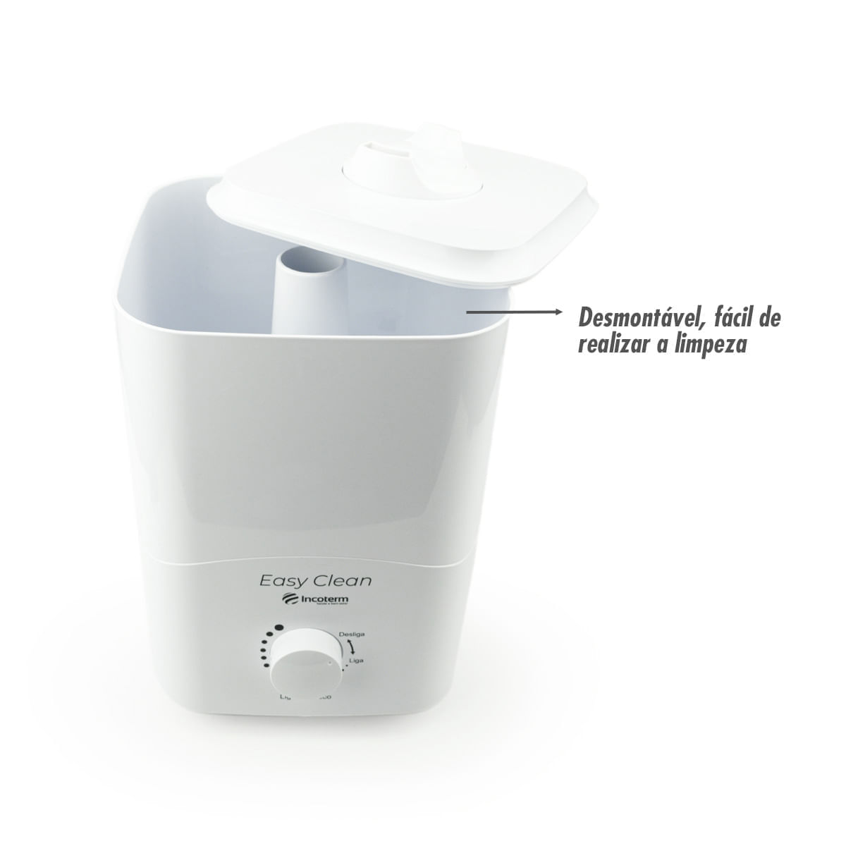 Umidificador de Ar UMD 130 Easy Clean Incoterm 3 Litros Branco