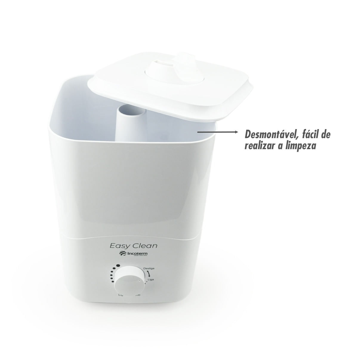 Umidificador de Ar UMD 130 Easy Clean Incoterm 3 Litros Branco