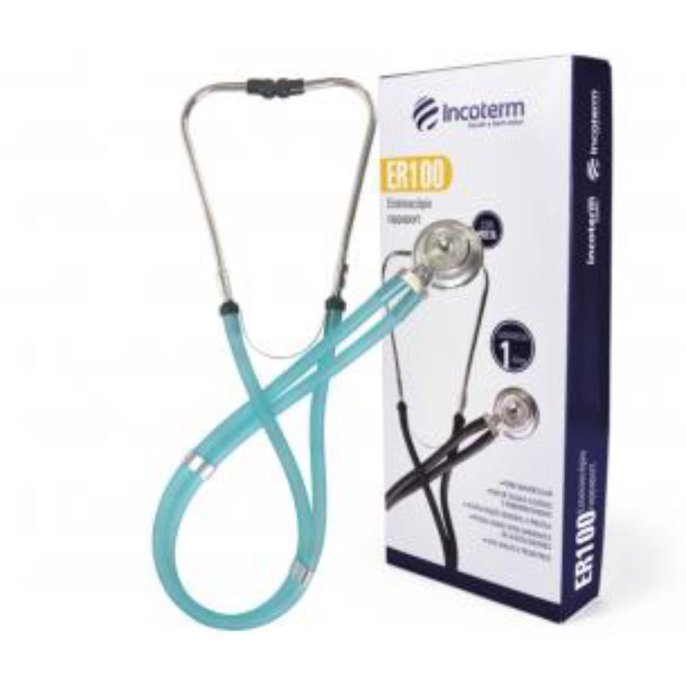 Estetoscópio Rappaport Er100 Incoterm Verde