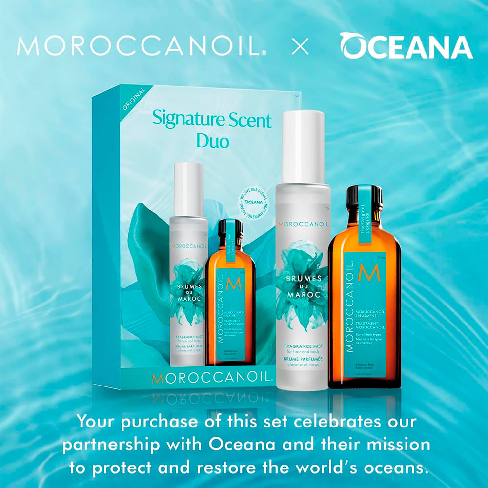 Kit Signature Scent Duo Oleo de Tratamento 100ml + Bruma Perfumada Moroccanoil