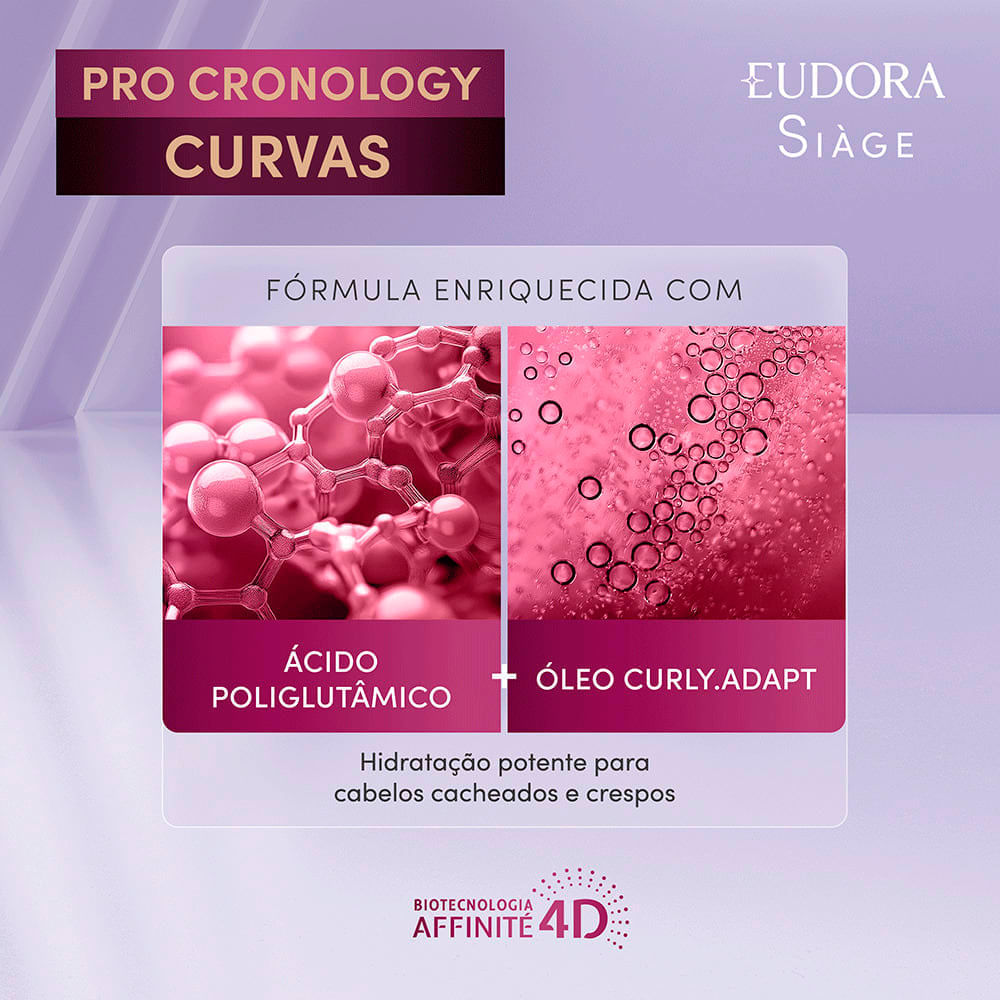 Shampoo Eudora Siàge Pro Cronology Curvas 250 ml