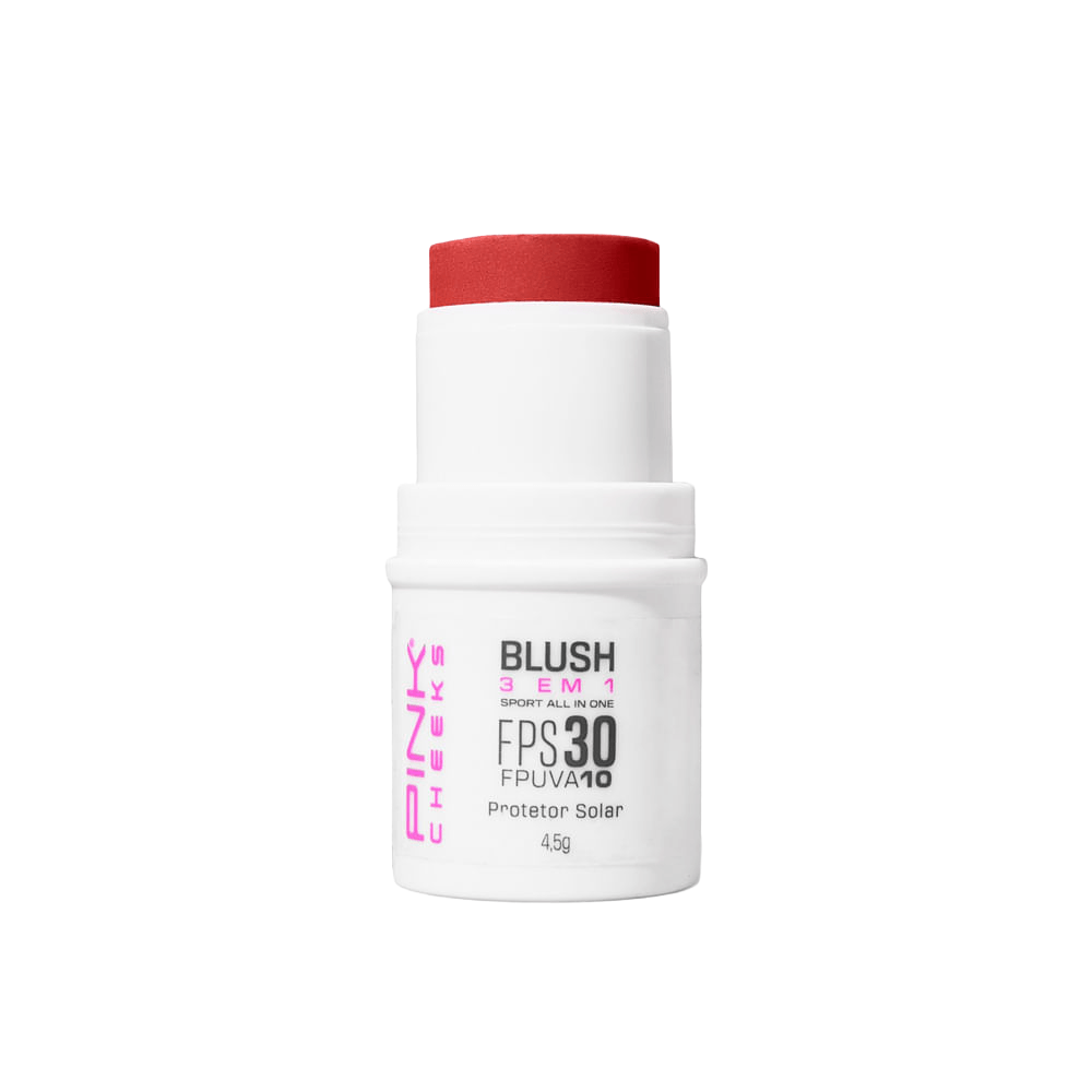 Blush Sport All In One Red Cherry FPS 30 Fpuva 10 Pink Cheeks