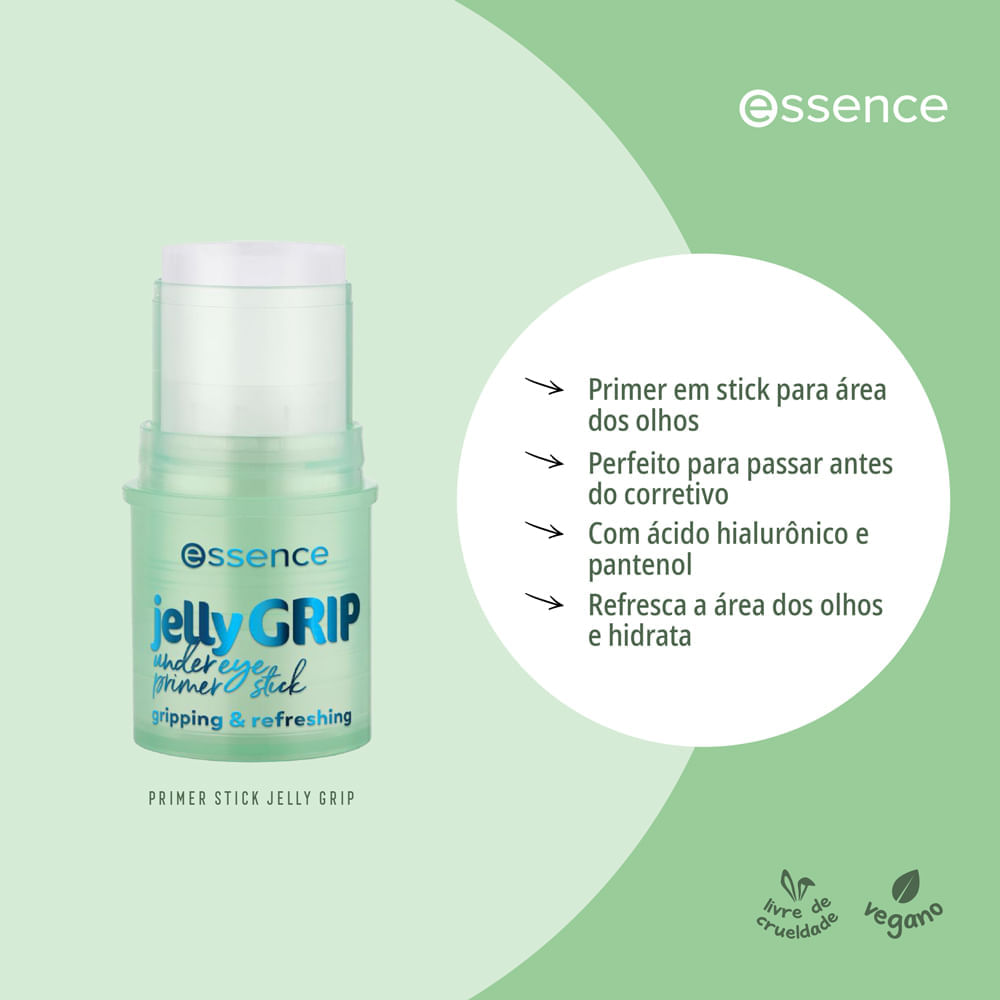 Primer stick para área dos olhos jelly GRIP essence 4,6g