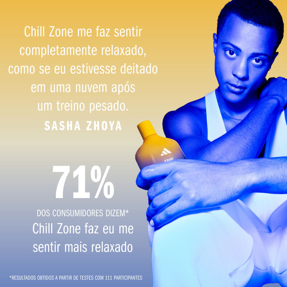 Perfume Vibes Chill Zone Unissex Eau de Parfum Adidas 30ml