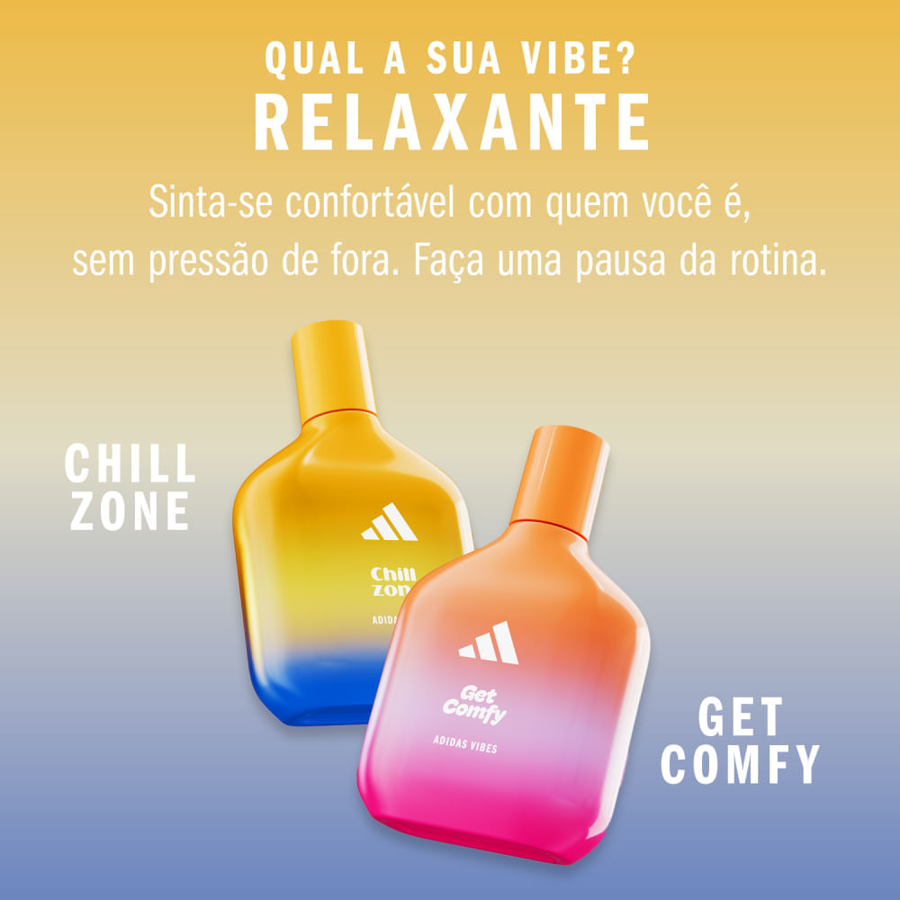 Perfume Vibes Chill Zone Unissex Eau de Parfum Adidas 30ml