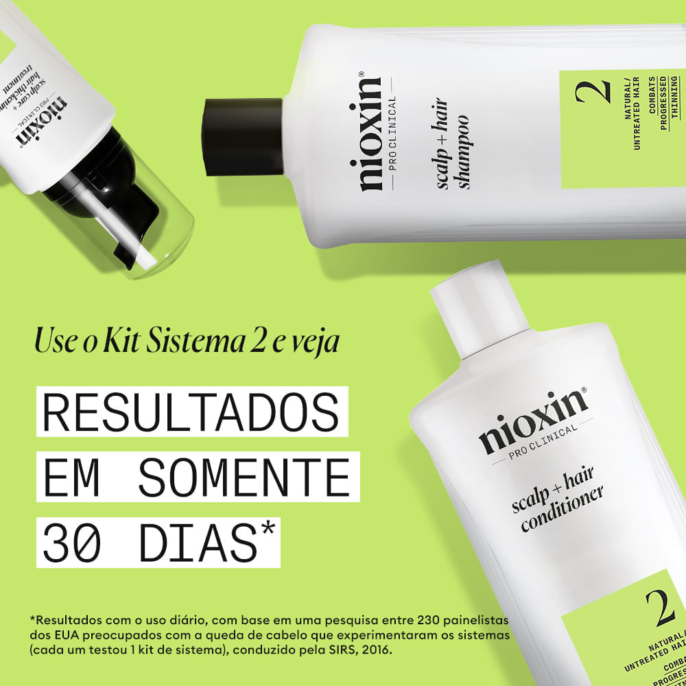 Condicionador Nioxin Cabelo Natural com Afinamento Avançado Sistema 2 1000 ml