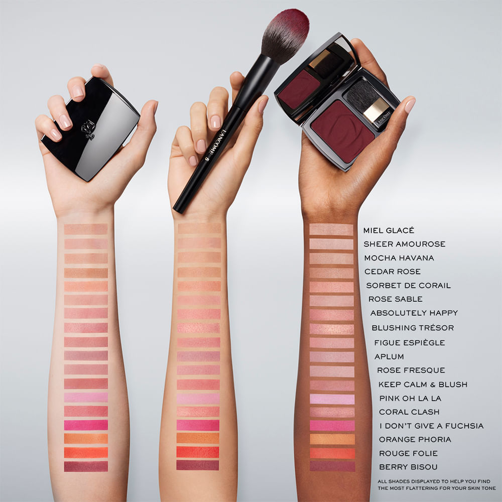 Subtl em Pó Blush Je M'en Fuschia 600 Lancome 64 g