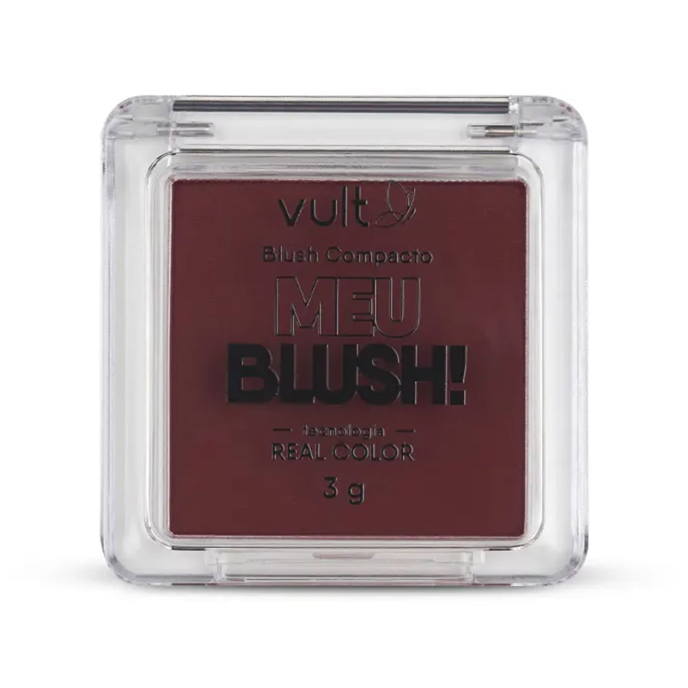 Blush Compacto Vult Vinho Matte 3 g